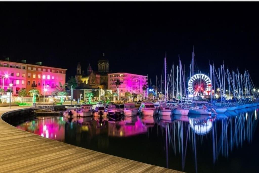 Chaleureux Appartement Face Au Port Sta Lucia, Tout A Pieds, Wifi Saint-Raphaël Екстериор снимка